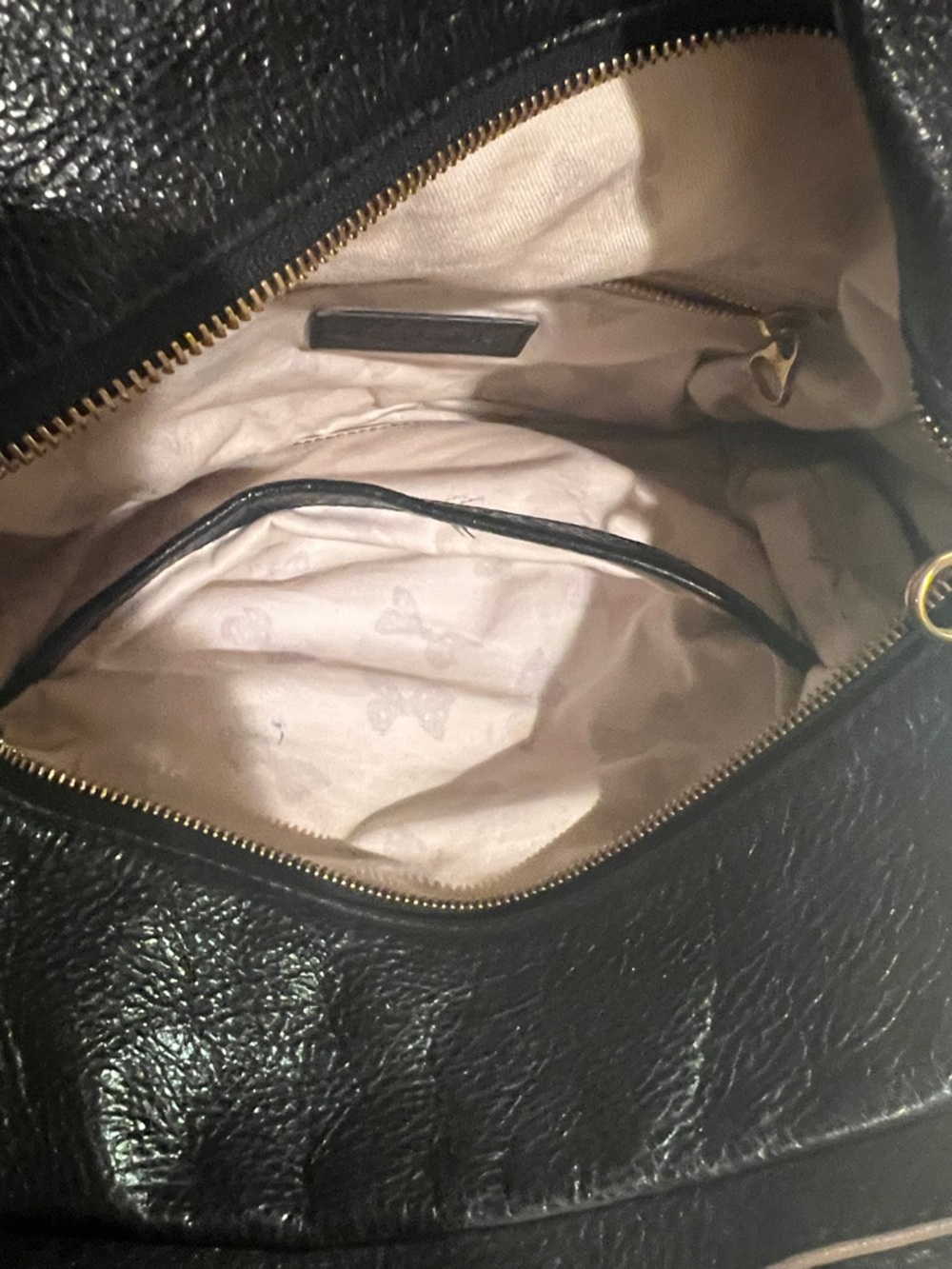 See By Chloe Black Leather Tote with Branded Charm - Picture 7 of 8